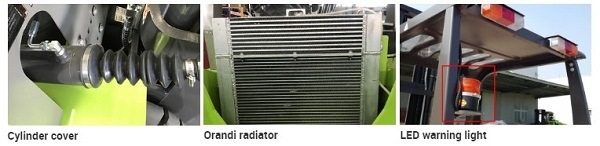 2.5 Tonelada Gpl Empilhadeira with Container Mast