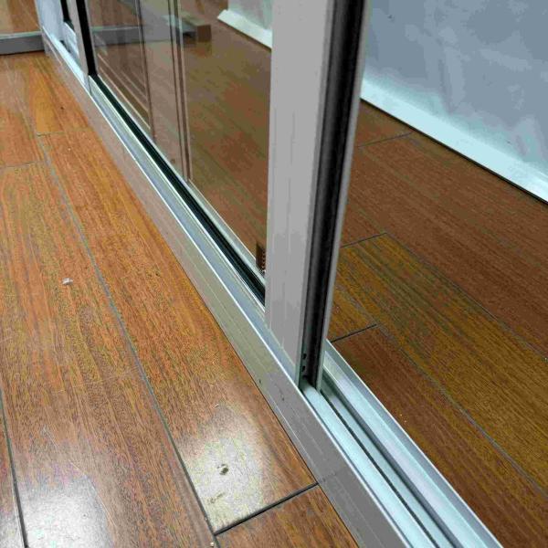 Garage Garden Soundproof Glass Doors Interior Cusotm Size Aluminum Frame Sliding Glass Doors