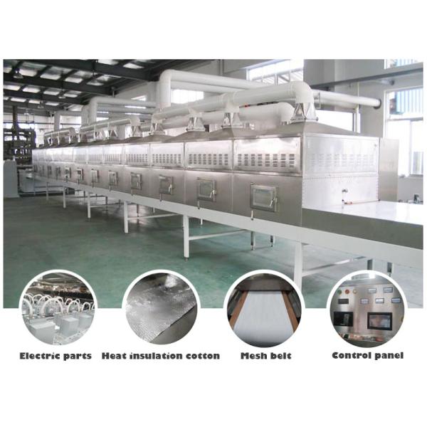 Tunnel Type Industrial Microwave Dryer Bean Products Cocoa Drying Machine