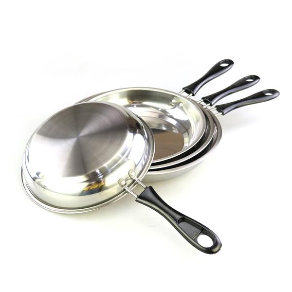 Home Kitchen Detachable Handle Cooking Fry Pan With Long Handle