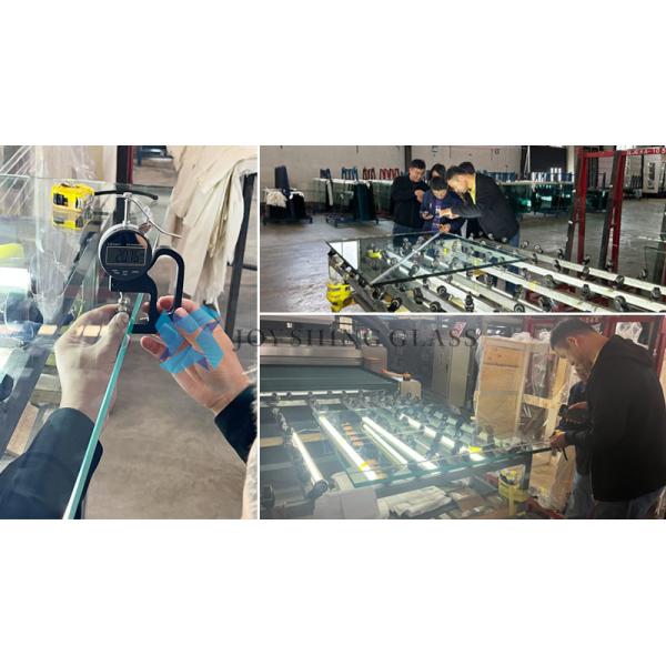 PVB Laminated Glass Quality Control Customized 1.14mm Ultra Clear PVB Laminated Glass Balustrade