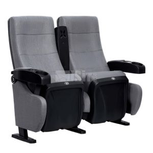 Quality Entertainment Commercial Cinema Seating Clothing Fabric Folding Theater Seats wholesale