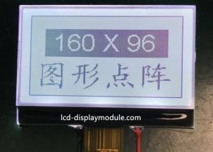China 6 O ' Clock COG LCD Module , 160 X 96 ISO 14001 White LED FSTN LCD Module on sale