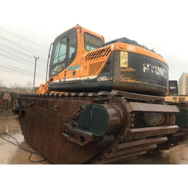 Original Used Hyundai R150LC-9 Amphibious Excavator 15 Ton Hyundai Excavator