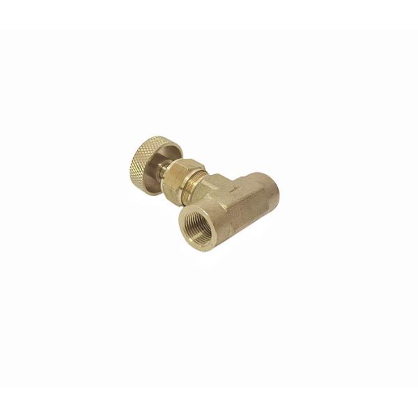 High Pressure Brass Needle Valve 3/8 NPT Male X 3/8 NPT Female
