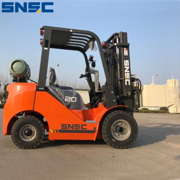 FL20 LPG Gasoline 2 Ton Forklift Truck with Nissan K25 Engine