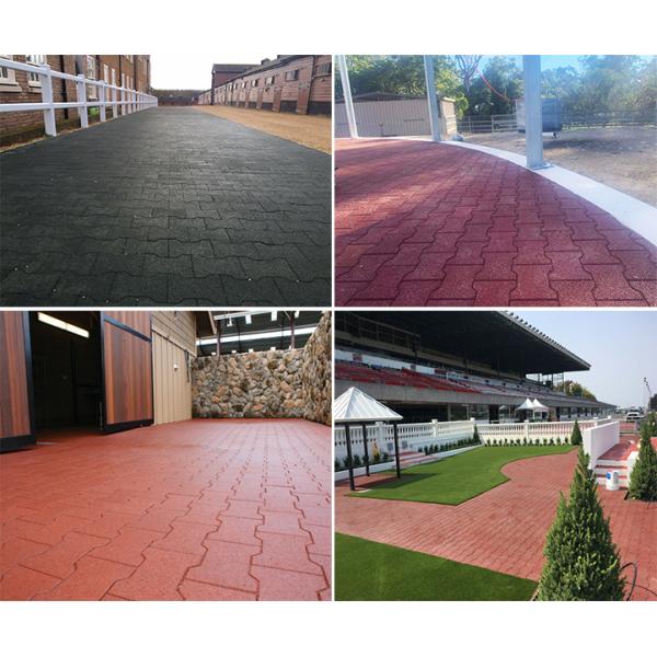 Durable Anti-Slip Rubber Flooring Mat for Stables and Cowsheds
