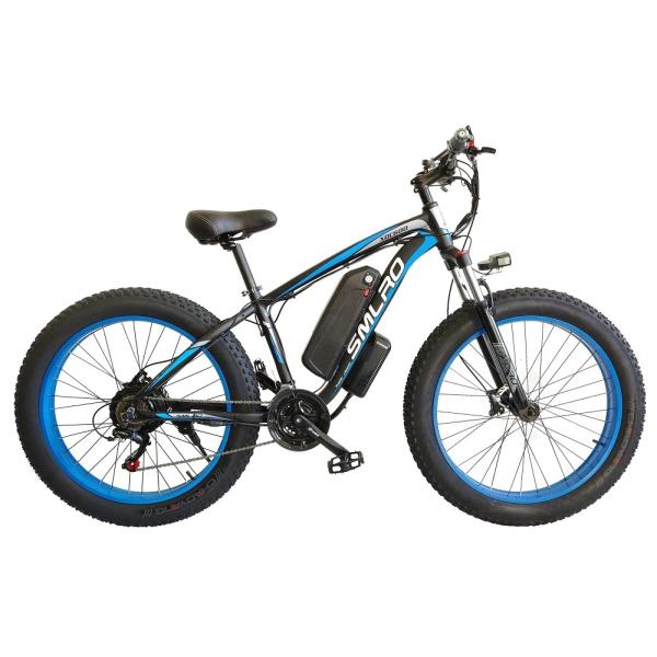 Fat Tire Electric Bike 350W Motor 13AH Lithium Battery SMLRO XDC600 26x4.0 inch E-Bike Wholesale Drop Shipping Available