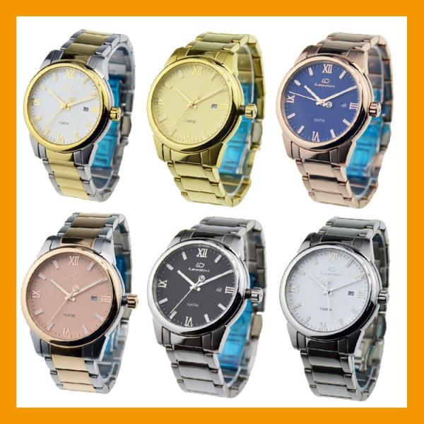 100m Stainless Steel Waterproof Watch IP Plated 40mm Case Diameter