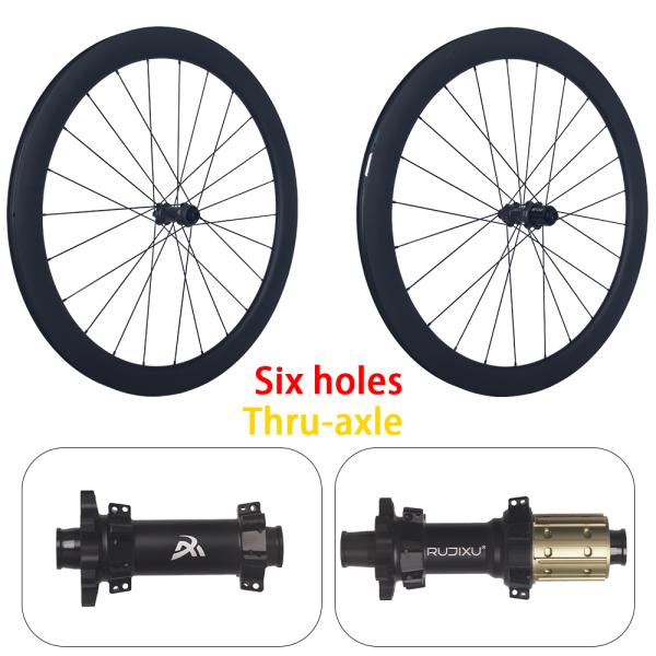 JIELEI 700c Carbon Bike Wheels with 28mm Width Clincher Rim Brake Bicycle Wheelset