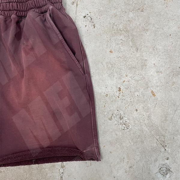 Solid Color Mens French Terry Shorts Acid Washed Streetwear Outfits Shorts