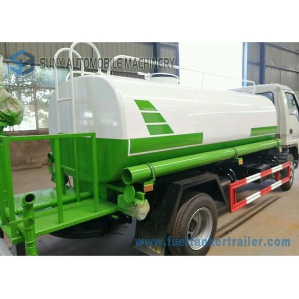 Foton 3000L Carbon Steel Construction Water Truck / Stainless Steel Water Truck