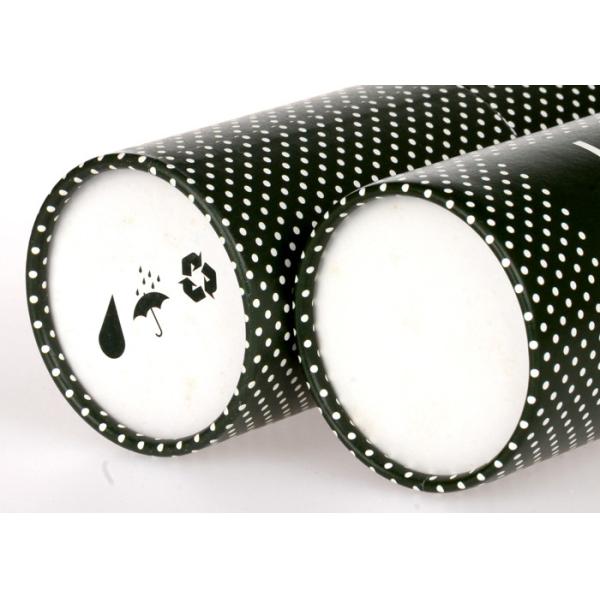 Luxury Brown Round Perfume Bottle Box Perfume Paper Tube With Movable Paper Lid