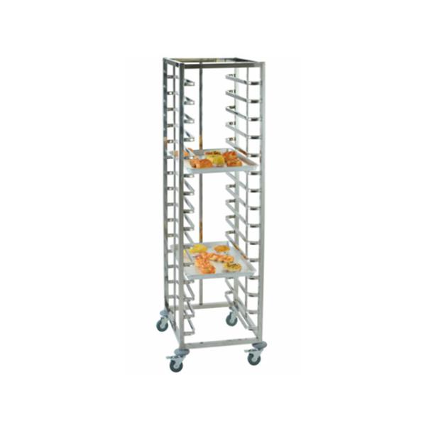 RK Bakeware China-32 Trays Double Oven Rack Baking Tray Trolley / 304 Stainless Steel Baking Bread Trolley Rack