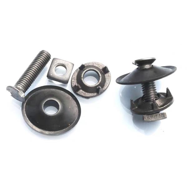 Grade 4.8/8.8/10.9 DIN Standard Hex Head Flange Bolts and Nuts in Black Finish