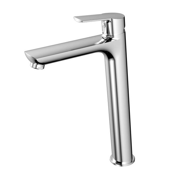 Electroplating Wash Basin Faucet Mixer Tall Single Hole Vessel Sink Faucet