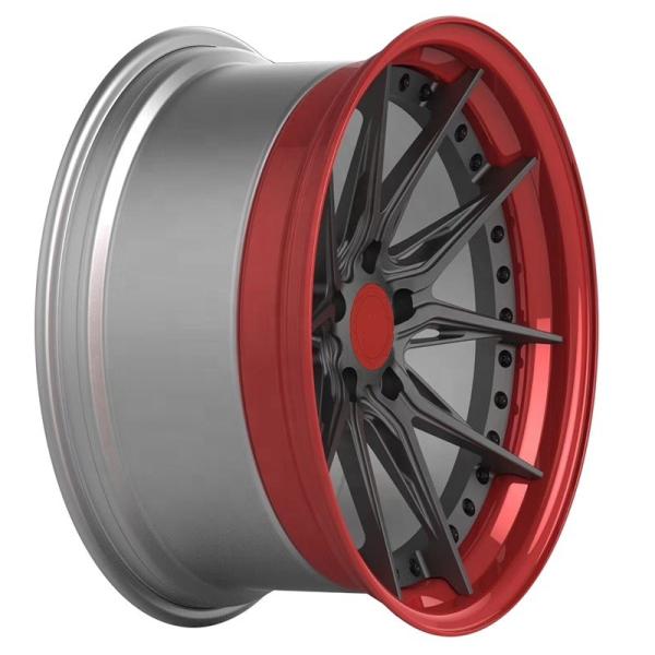 Deep concave polishing 3PC forged car Rims 22 inch alloy wheels 5x127 wheels