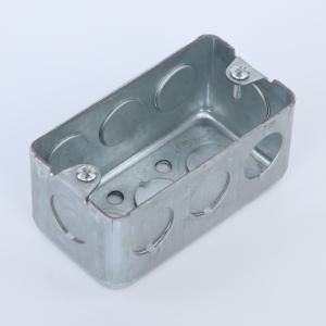 China UL Listed Prefabrication Electrical Conduit Box Cover With 1/2 3/4 Knockouts on sale