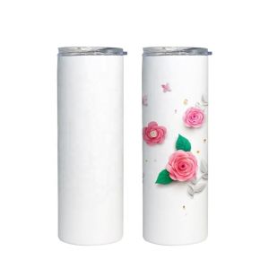 Buy cheap 20 Oz Straight Skinny Blank Sublimation Tumblers Double Walled Insulated from wholesalers