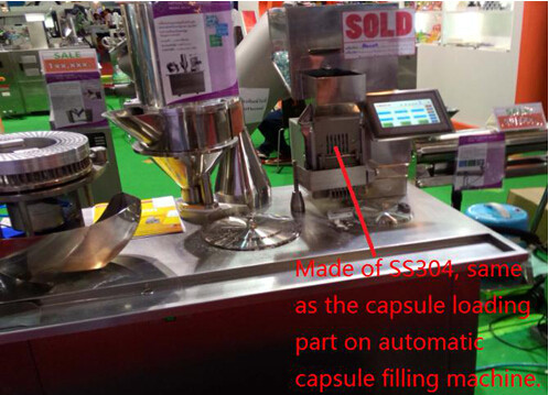 Advanced Touch Screen Semi Automatic Capsule Filling Machine Oil Vacuum Pump