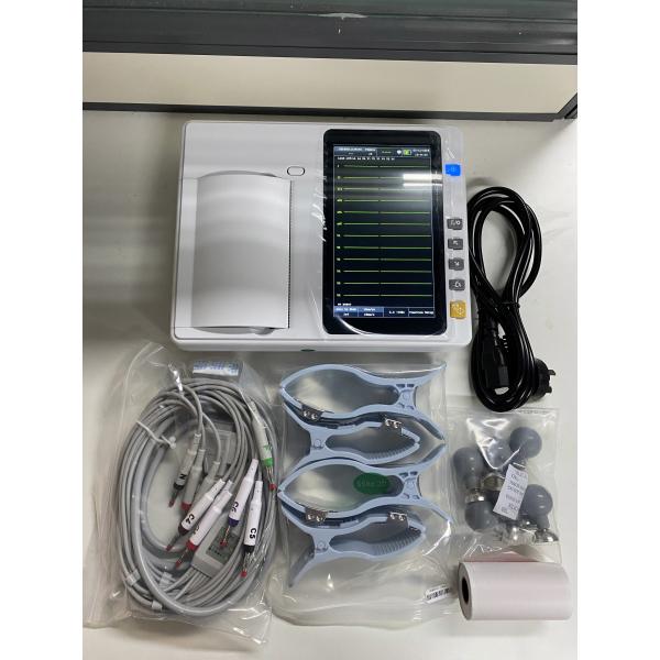 Portable ecg machine 3/6 channel ecg ekg for hospital