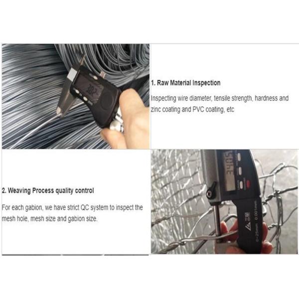 Hot Dipped Galvanized Rock Filled Stone Cage Gabion Wire Mesh