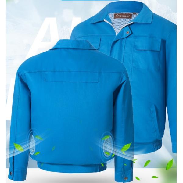 Electric Welding Cooling Fan Jacket Flame Retardant Pure Cotton Polyester Lining