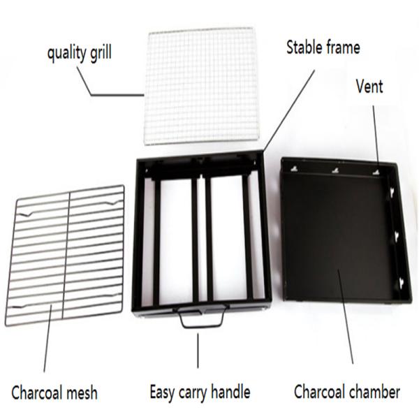 Factory price villa Easy Carry outdoor small charcoal Barbecue Grill for 3 people