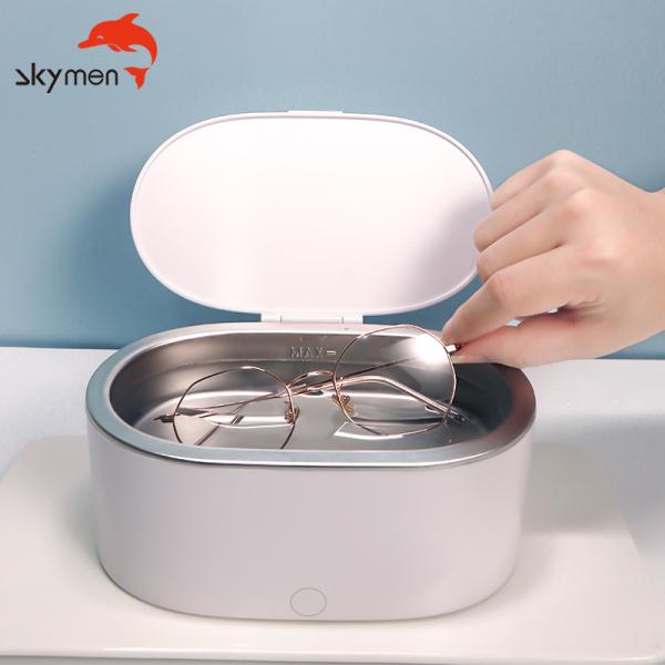 Portable 48KHz 24W 500ml Ultrasonic Jewelry Cleaner Skymen Glasses Cleaner