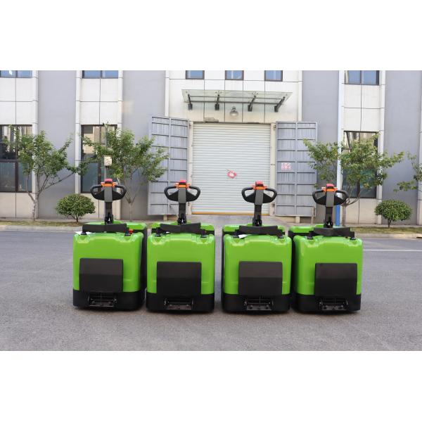 1550mm Fork Battery Powered Pallet Truck For Food & Beverage Factory