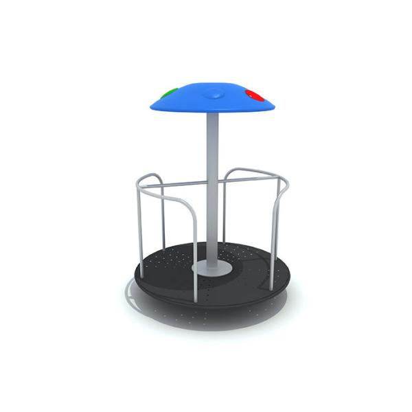 Sturdy Outdoor Rotating Playground Equipment High Temperature Baking Finished