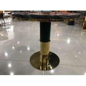 Quality Round Customizable Marble Iron Coffee Table For Living Room wholesale