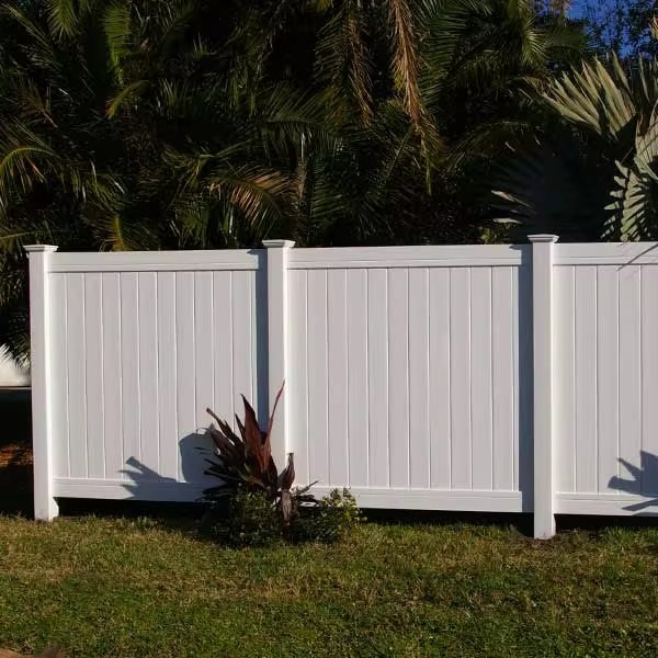 Virgin Material Panels And Poles 6ft H X8ft W Vinyl Pvc Plastic Privacy Fence