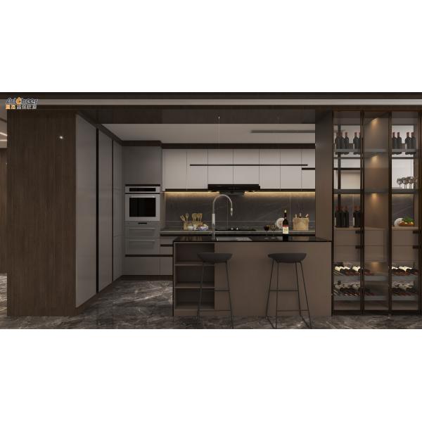 Maple Plywood Kitchen Cabinet Set with Wall Cabinet Affordable and Durable