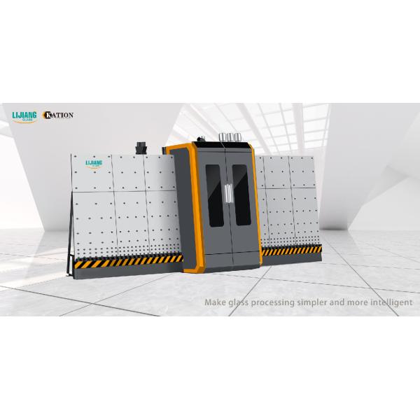 Automatic Horizontal Glass Washer Flat Glass Washer 2-10m/Min Glass Processing