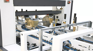 Digital Folder Gluer Machine Wire Touching Pasting Carton Gluing Machine