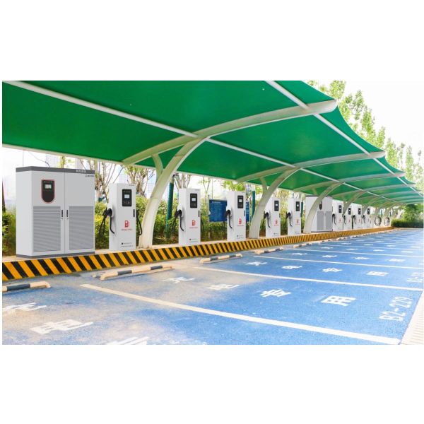 Floor Stand DC Commercial DC Fast Charging Station Type 2 Electric Car Charger Waterproof