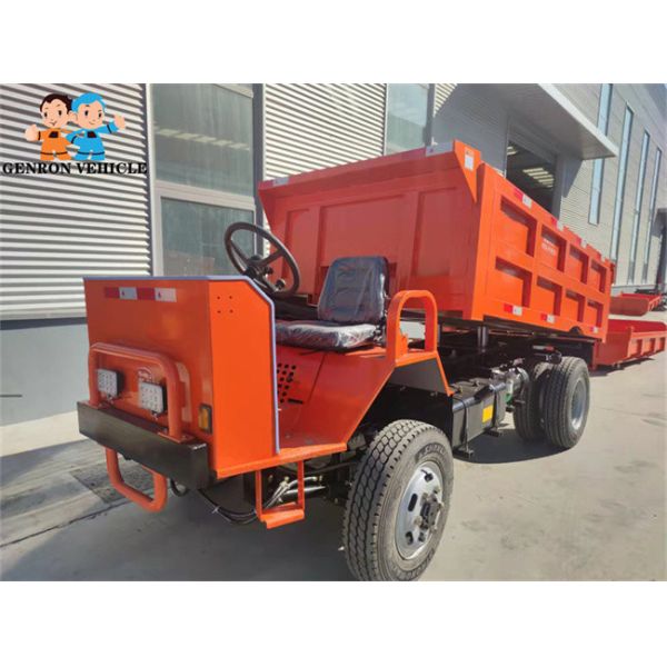 5 Tons 4x4 Mini Underground Mining Dump Truck Dumpper And Tipper 2.2 Cubic Meters