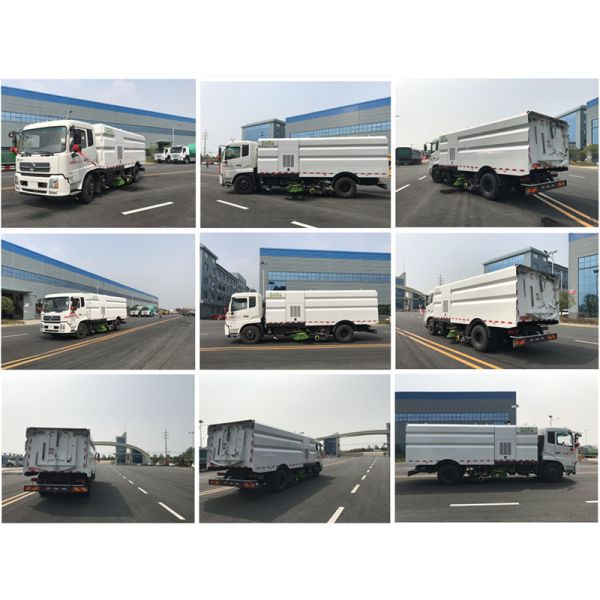4x2 Driving High Pressure Road Sweeper Truck 3-20km/H Clean Speed