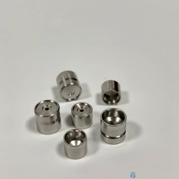 CNC Precision Turned Components Round Ring With Radius Flange CNC 17-4PH Stainless Steel Parts Nickel Plated