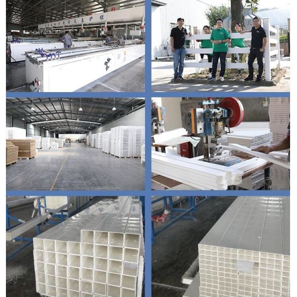 Weather Resistant White PVC vinyl horse fence 2 Rails 3 Rails