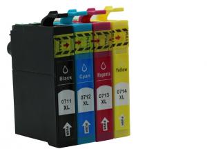 Quality 100% Brand New for epson ink cartridge T0711 T0712 T0713 T0714 for EPSON STYLUS D78; DX4000/4050 wholesale
