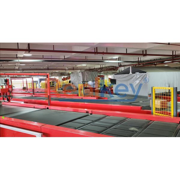 Regional Distribution Centers Parcel Sorting System Crossbelt Sorter High Performance