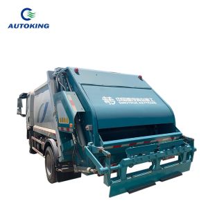 HOWO Compact Refuse Collection Vehicle 12m3 Rear Loader Garbage Truck