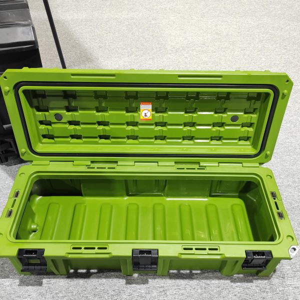 Green Rooftop Cargo Carrier Luggage Roof Rack Box OEM ODM