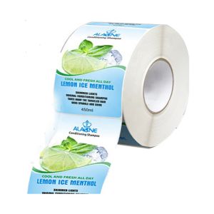 Bodywash Bottle Label Sticker Printing , Embossing Weatherproof Matte Sticker