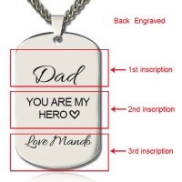 3g 1.96in Personalised Photo Necklace Unisex Stainless Steel Photo Necklace SGS
