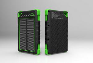 Quality Rugged Solar panel power Charger 8000mAh for iphone6 waterproof, shockproof, anti dust wholesale