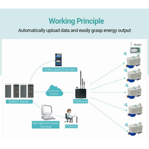 Smart Lorawan Amr Water Meter Manufacturer Lorawan Gateway Sensor
