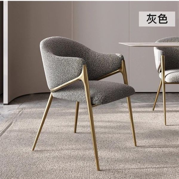 Direct Manufacturer Elegant Fashion Home Furniture Stainless Steel Chair Restaurant Metal Dining Chairs Modern